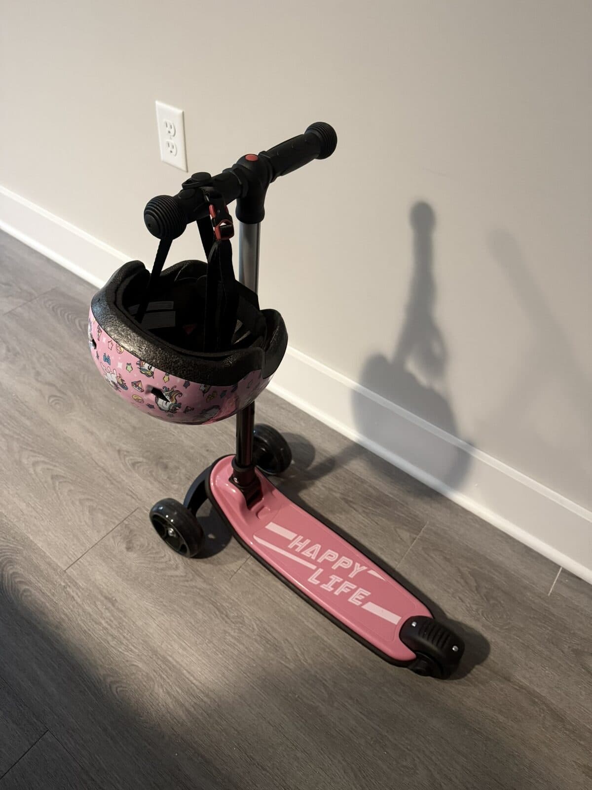 besrey 3-Wheel Kids Scooter, Ages 3 to 10, Adjustable Height, LED Wheels