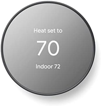 Google Nest Thermostat, Smart Programmable Wi-Fi Thermostat (Charcoal) thumbnail 2