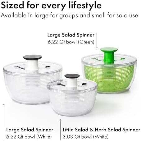 OXO Good Grips Little Salad and Herb Spinner thumbnail 3