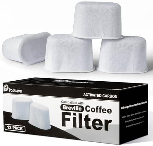 Possiave Charcoal Water Filters for Breville Espresso Machines, 12-Pack thumbnail 2