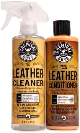 Chemical Guys Leather Cleaner and Conditioner Kit, 2 x 16 oz thumbnail 2