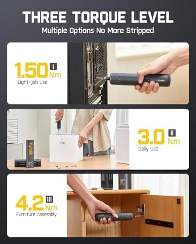Fanttik S1 Pro Electric Screwdriver with 16 Bits thumbnail 3