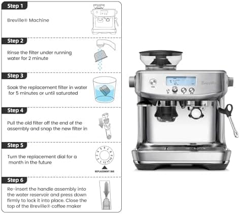 Possiave Charcoal Water Filters for Breville Espresso Machines, 12-Pack thumbnail 5