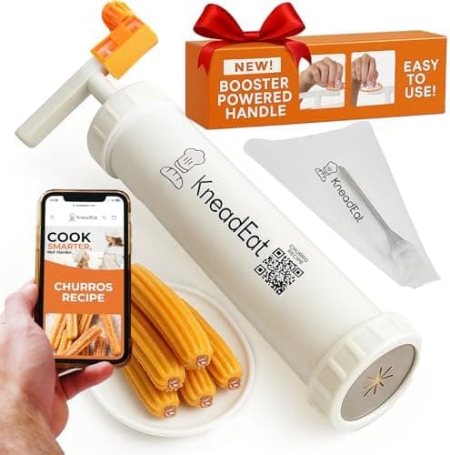 KneadEat Churro Maker Kit with Booster Handle and Piping Bag thumbnail 2