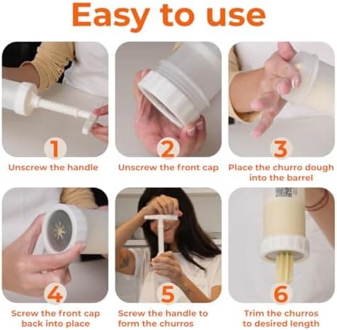KneadEat Churro Maker Kit with Booster Handle and Piping Bag thumbnail 3