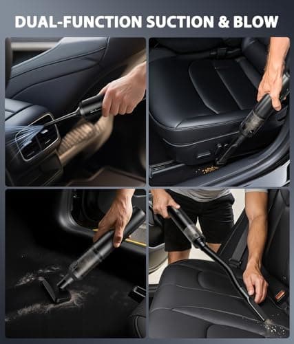Cordless Handheld Car Vacuum, 4-in-1 with 2 Suction Modes thumbnail 4