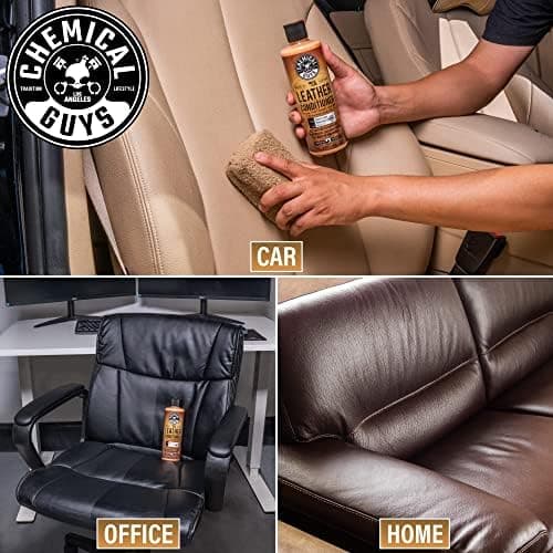 Chemical Guys Leather Cleaner and Conditioner Kit, 2 x 16 oz thumbnail 5