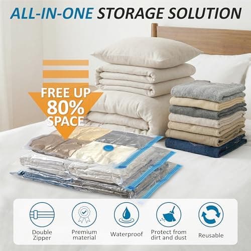 Vacuum Storage Bags with Hand Pump, 20-Piece Combo thumbnail 5