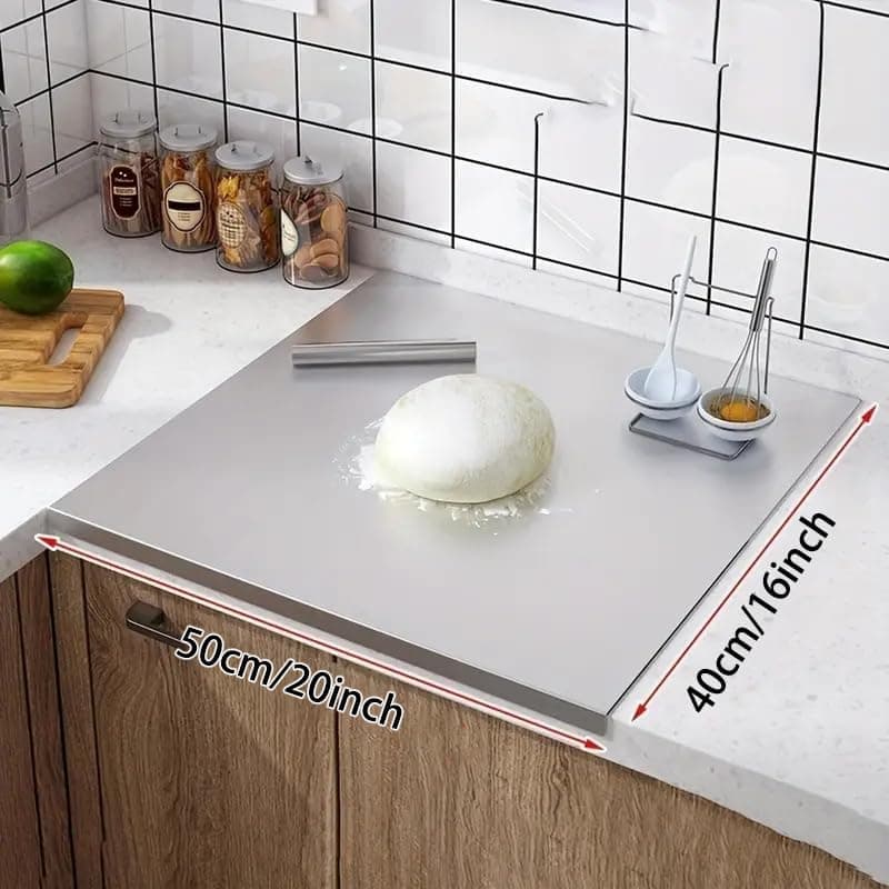 OTAVILEM Stainless Steel Cutting Board, 19.7 x 15.7 in thumbnail 2