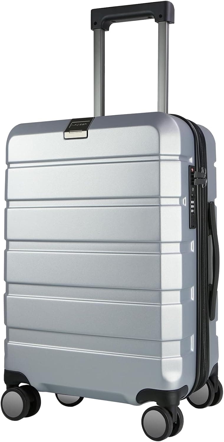 KROSER 20-Inch Hardside Expandable Carry-On with TSA Lock and USB Port