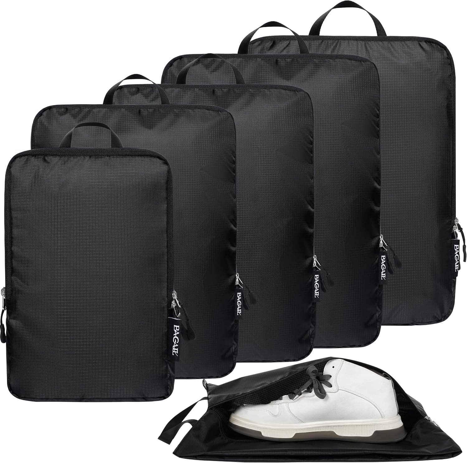 BAGAIL 6-Set Ultralight Compression Packing Cubes