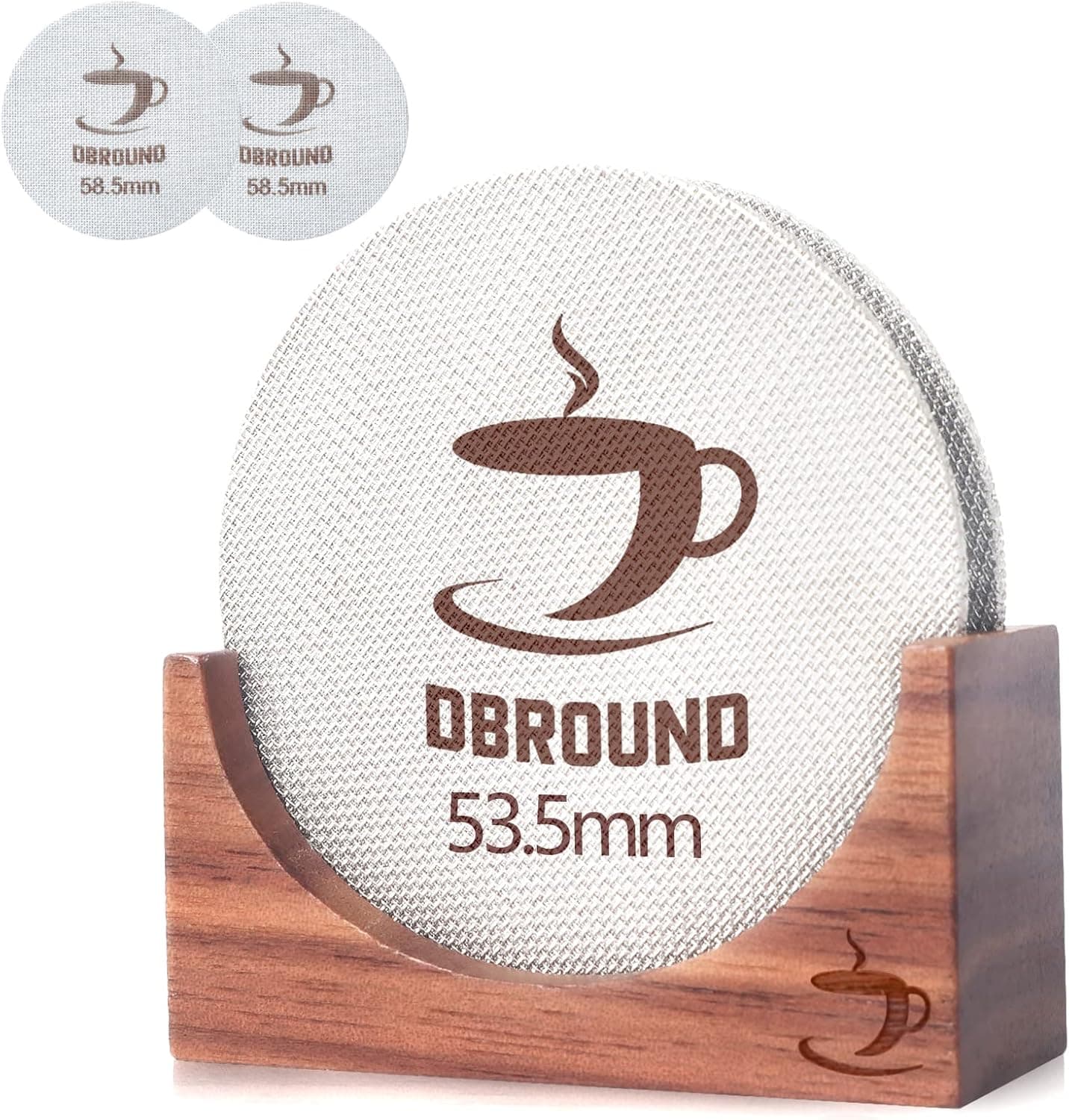Dbround 53.5mm Puck Screen (2βPack) with Stand
